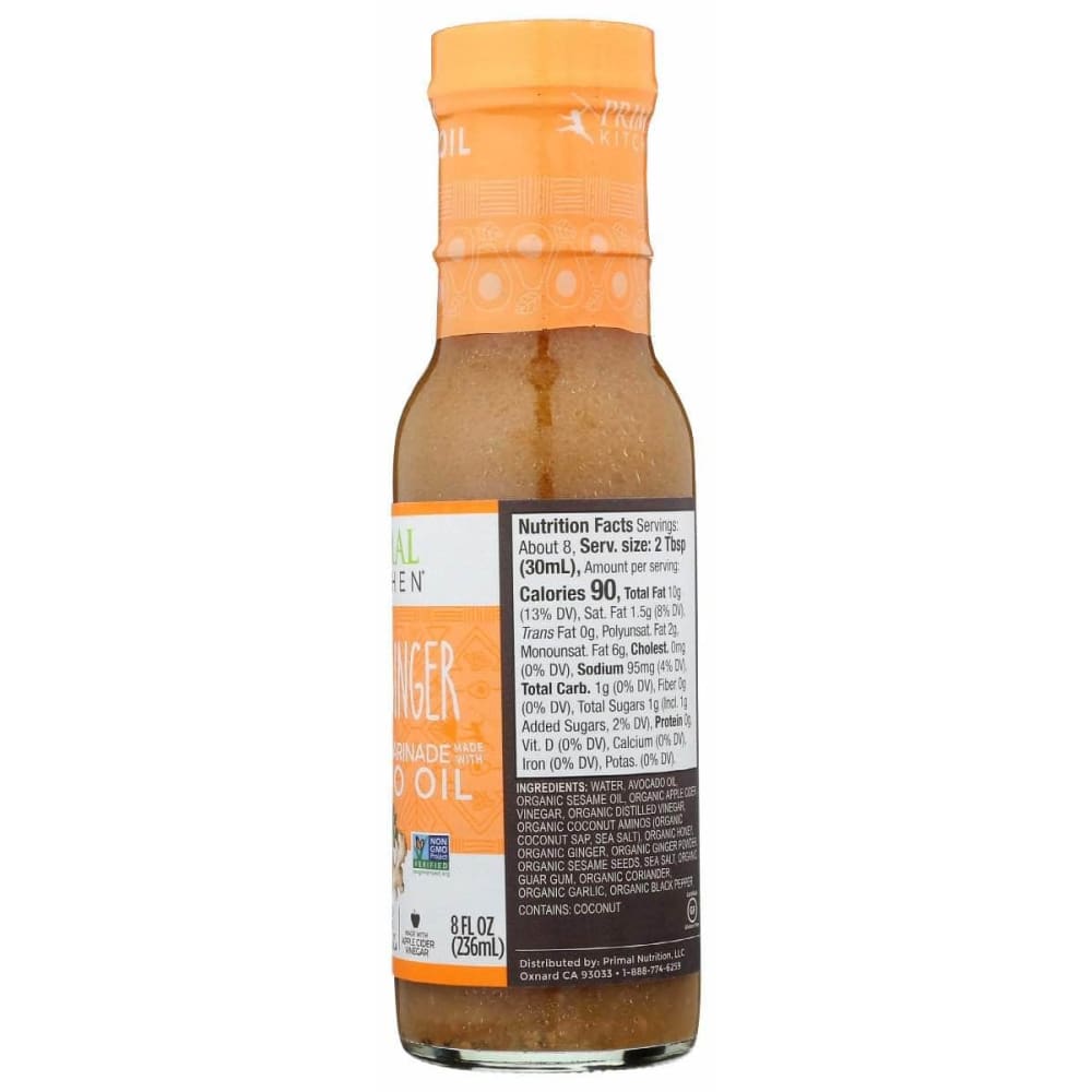 PRIMAL KITCHEN Primal Kitchen Dressing Vngrtt Ssm Gngr, 8 Oz