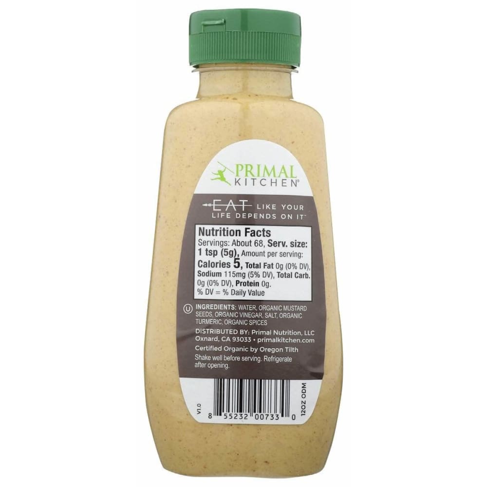 PRIMAL KITCHEN Primal Kitchen Mustard Dijon Org, 12 Oz