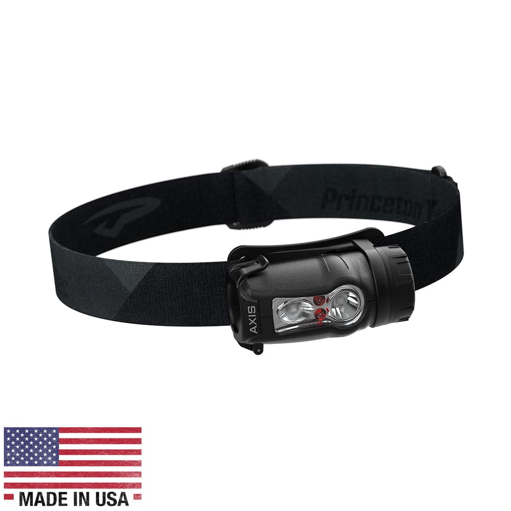 Princeton Tec Axis Rechargeable LED HeadLamp - Black/ Grey - Outdoor | Flashlights,Camping | Flashlights - Princeton Tec