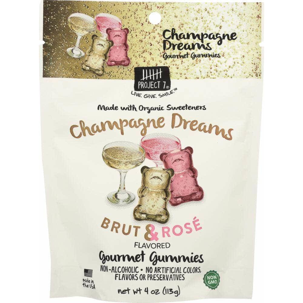 Project 7 Project 7 Champagne Dreams Brut And Rose Gourmet Gummies, 4 Oz