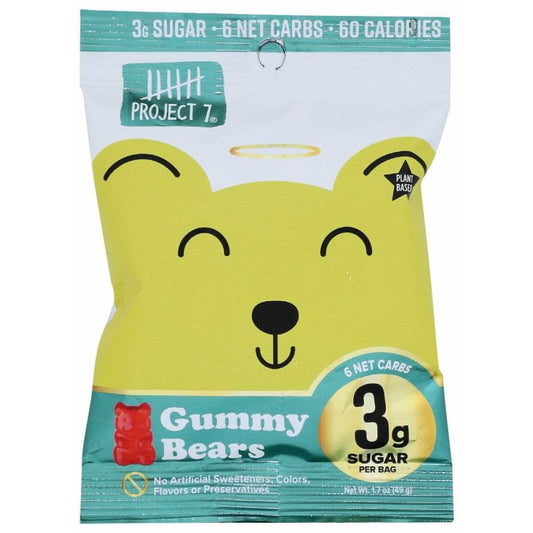 PROJECT 7 Project 7 Gummy Bears Low Sugar, 1.7 Oz