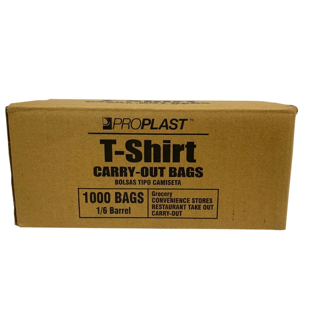 Proplast T-shirt Carry-Out Bags 1000 ct. - Proplast