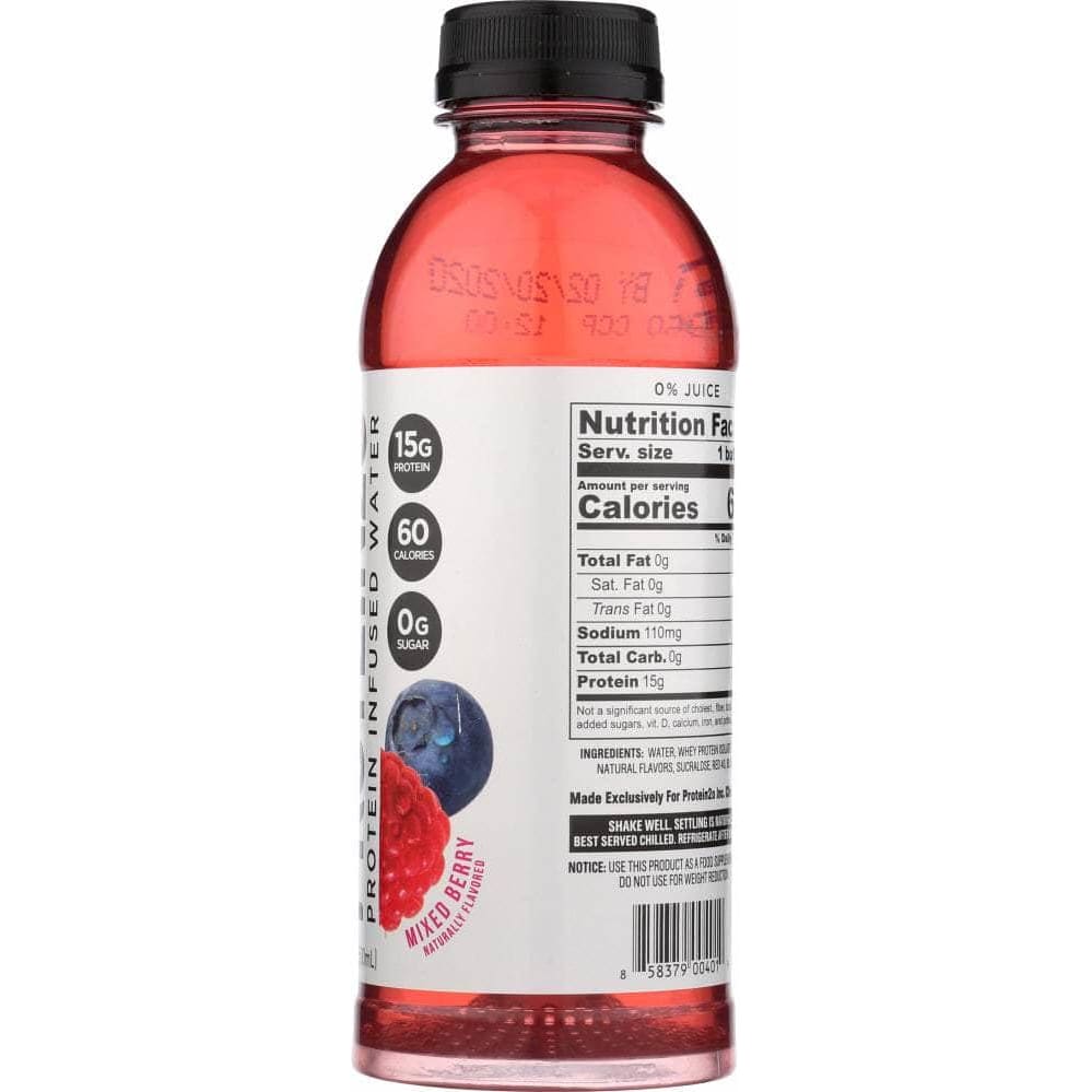 Protein2O Protein2O Beverage Berry Mixed, 16.9 oz