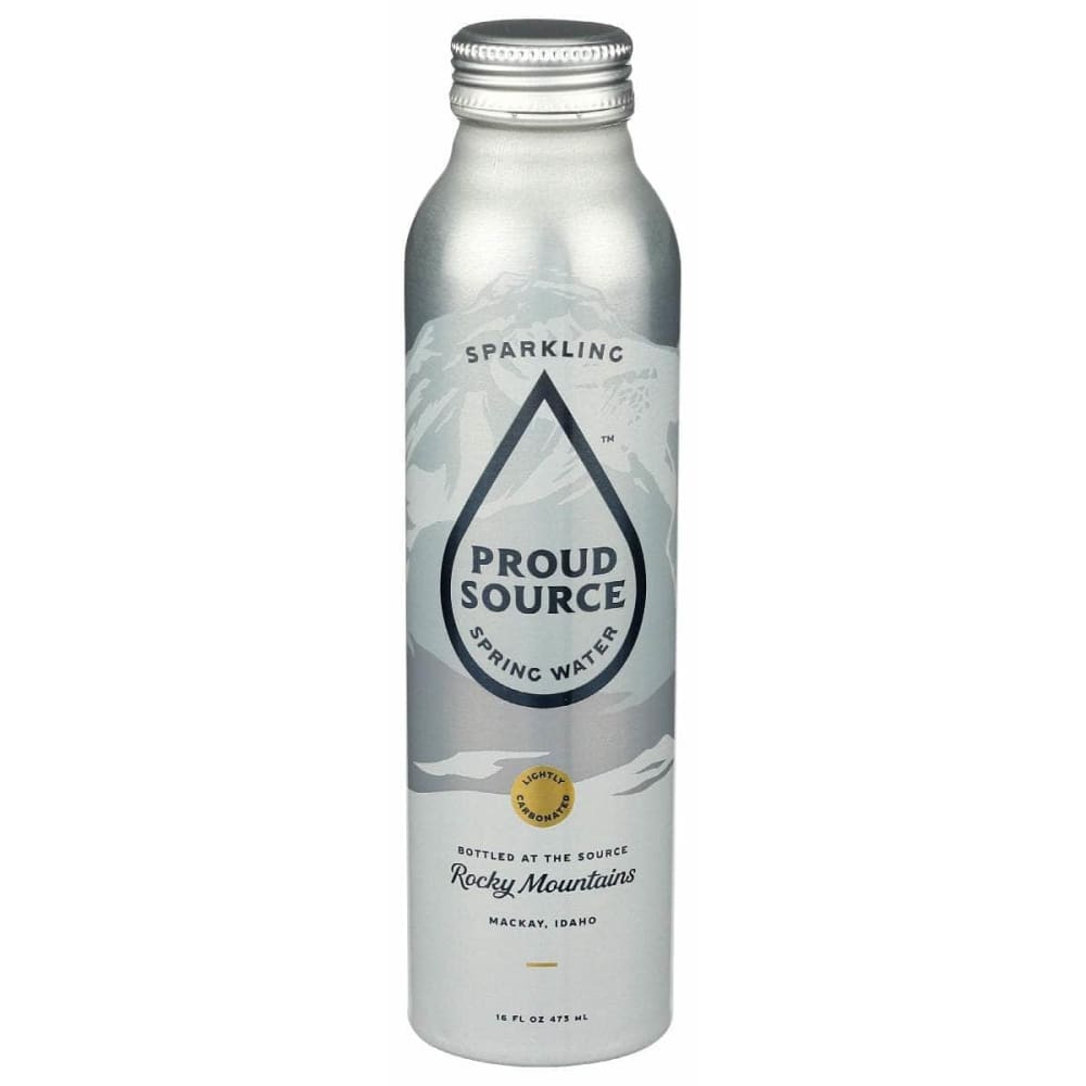 PROUD SOURCE Grocery > Beverages > Water PROUD SOURCE Rocky Mountain Sparkling Spring Water, 16 fo