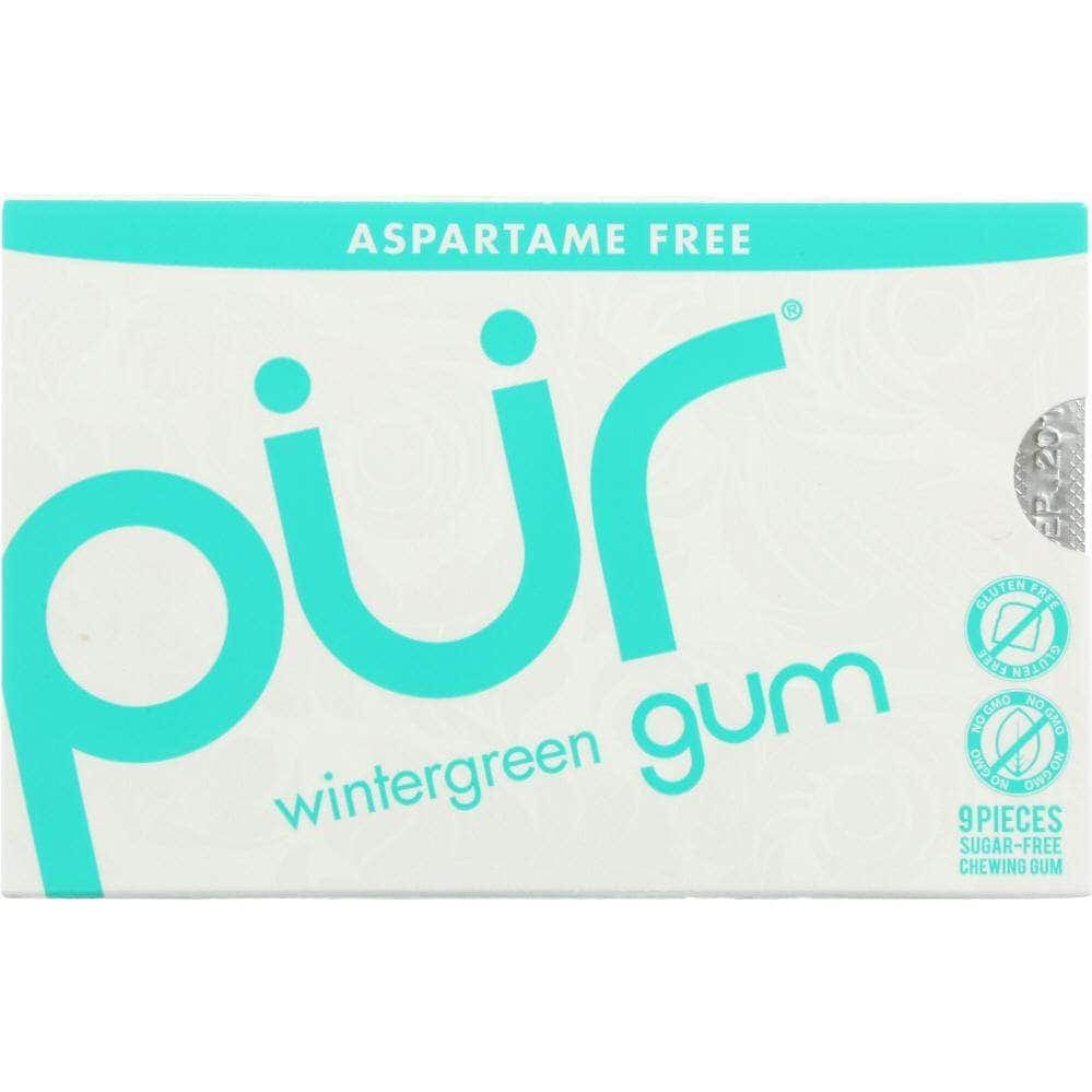 Pur Gum Pur Gum Aspartame Free Gum Wintergreen, 9 pc