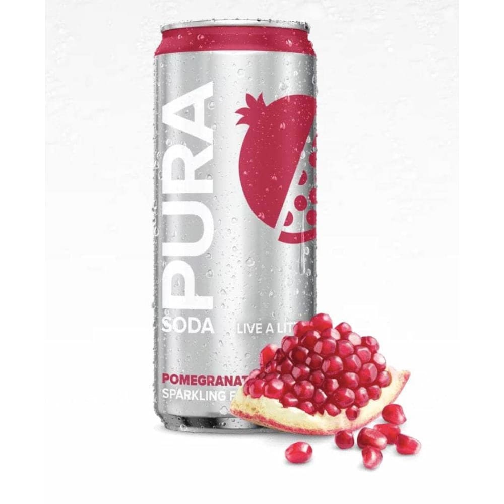 PURA SODA Pura Soda Soda Pomegranate 4Pk, 40.4 Fo