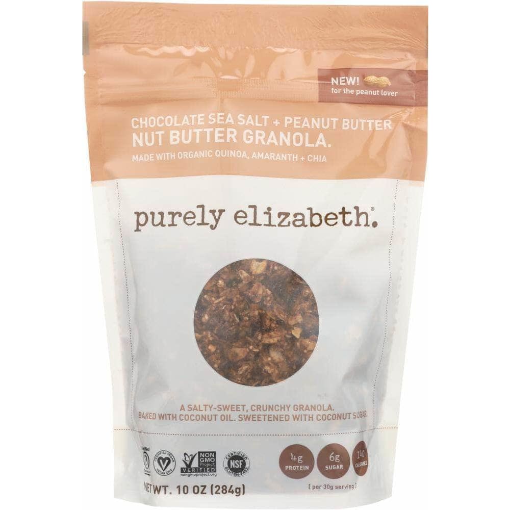 Purely Elizabeth Purely Elizabeth Chocolate Sea Salt Peanut Butter Granola, 10 oz