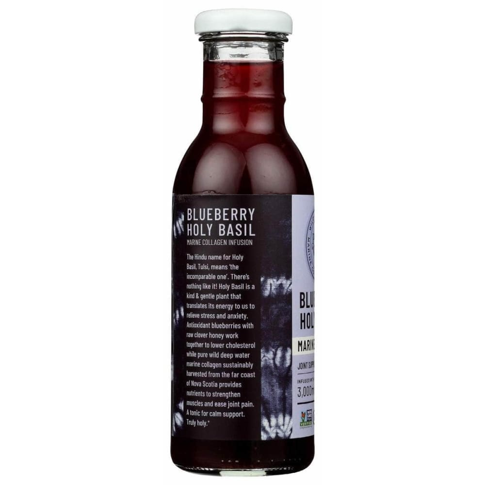 PUREWILD CO Grocery > Beverages > Beverages PUREWILD CO: Blueberry Holy Basil, 12 fo