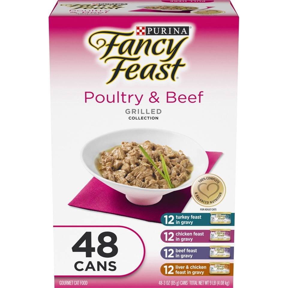 Purina Fancy Feast Poultry & Beef Variety Pack 48 ct. - Purina