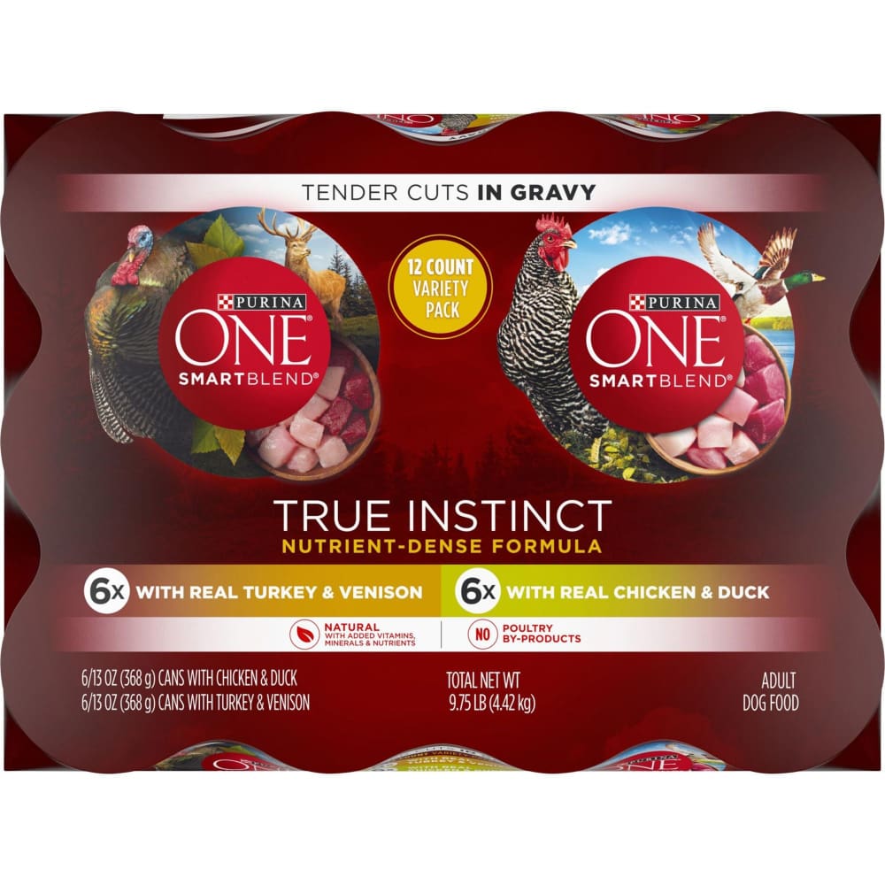 Purina ONE True Instinct Dog Food Variety Pack 12 ct. - Purina