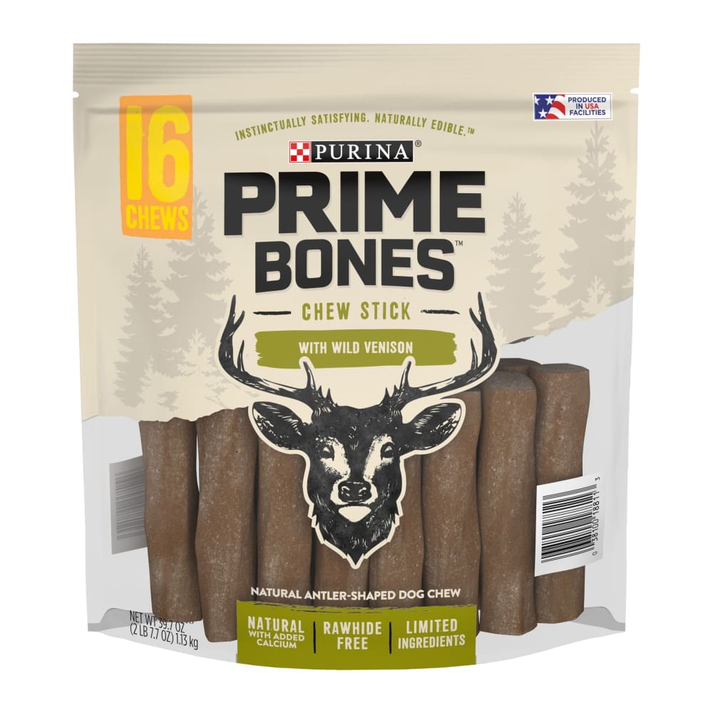 Purina Prime Bones Chew Stick with Wild Venison 39.7 oz. - Purina