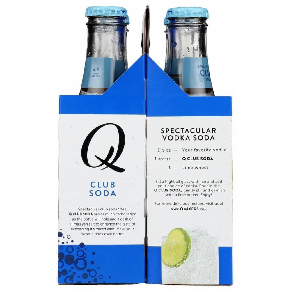 Q TONIC Q Tonic Club Soda 4Pk, 26.8 Fo