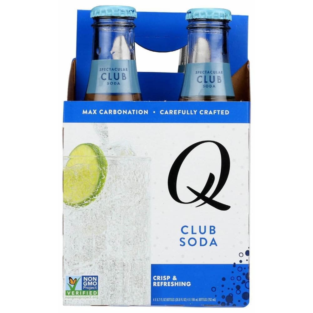 Q TONIC Q Tonic Club Soda 4Pk, 26.8 Fo