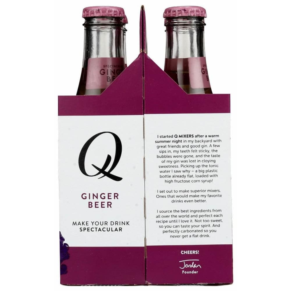 Q TONIC Q Tonic Ginger Beer 4 Pack, 26.8 Fo