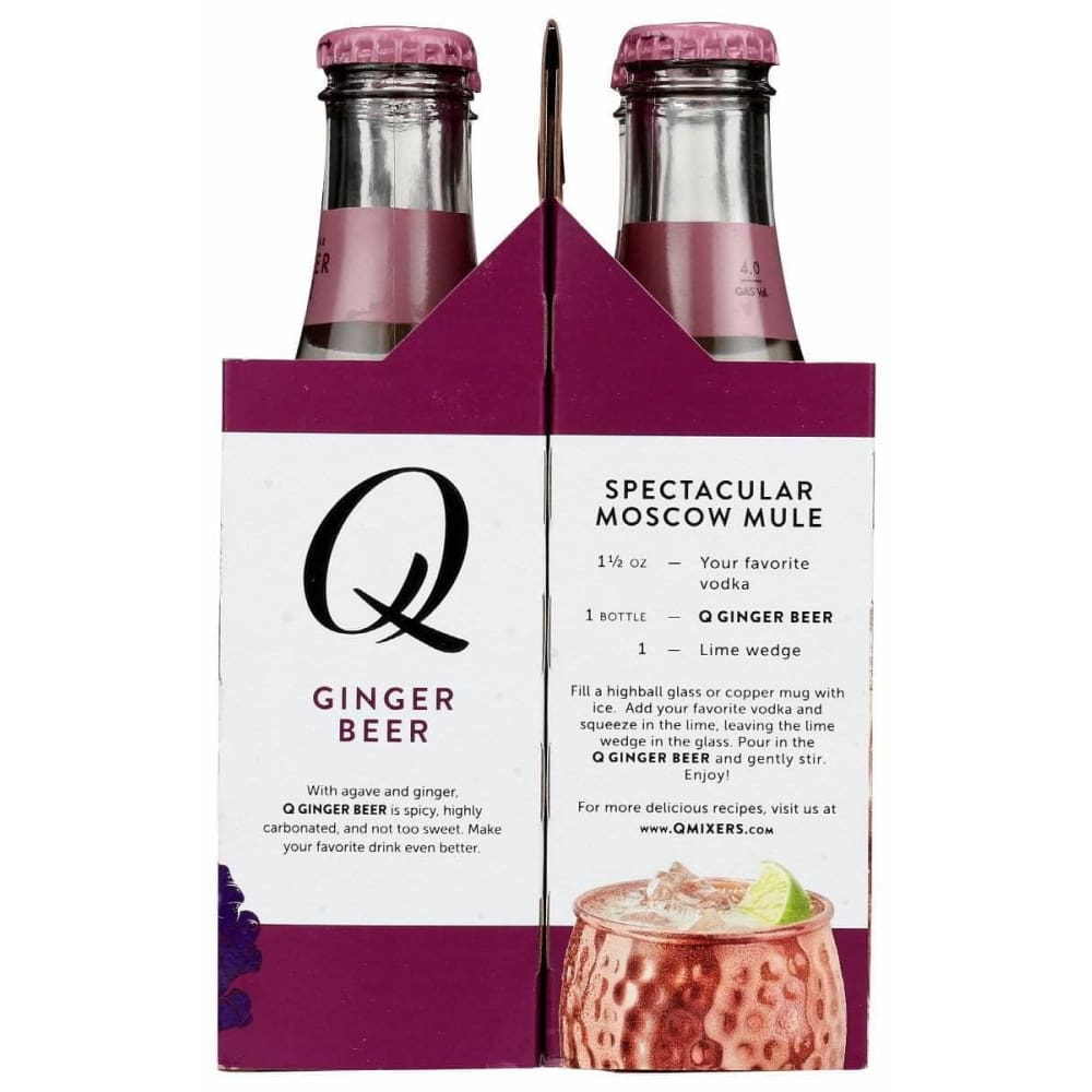 Q TONIC Q Tonic Ginger Beer 4 Pack, 26.8 Fo