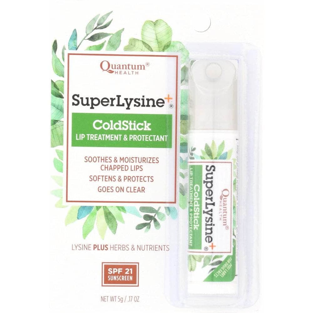 Superlysine+ Quantum Health Super Lysine+ Coldstick Lip Treatment & Protectant, 0.18 oz