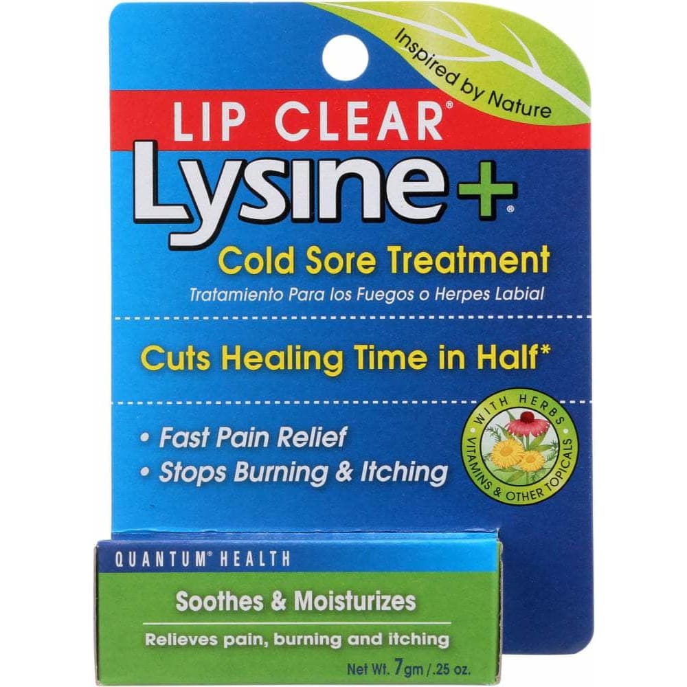 Quantum Health Quantum Lip Clear Lysine + Cold Sore Treatment, 0.25 oz