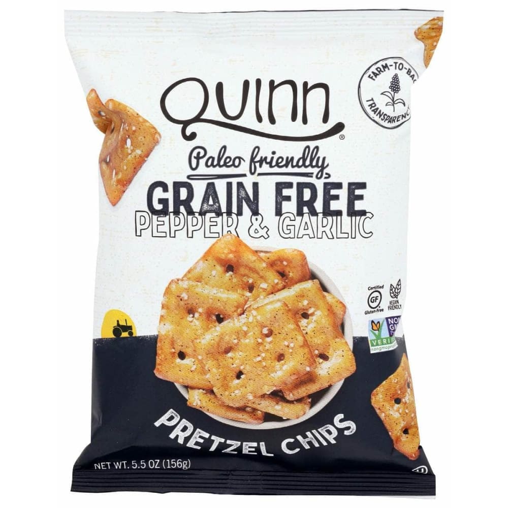 QUINN QUINN Pretzel Chp Crkd Ppr Sslt, 5.5 oz