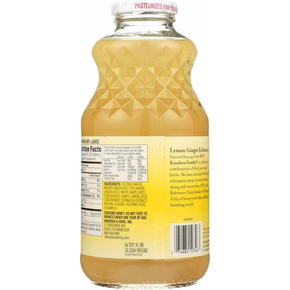 Rw Knudsen R.W. Knudsen Family Simply Nutritious Lemon Ginger Echinacea Juice, 32 oz