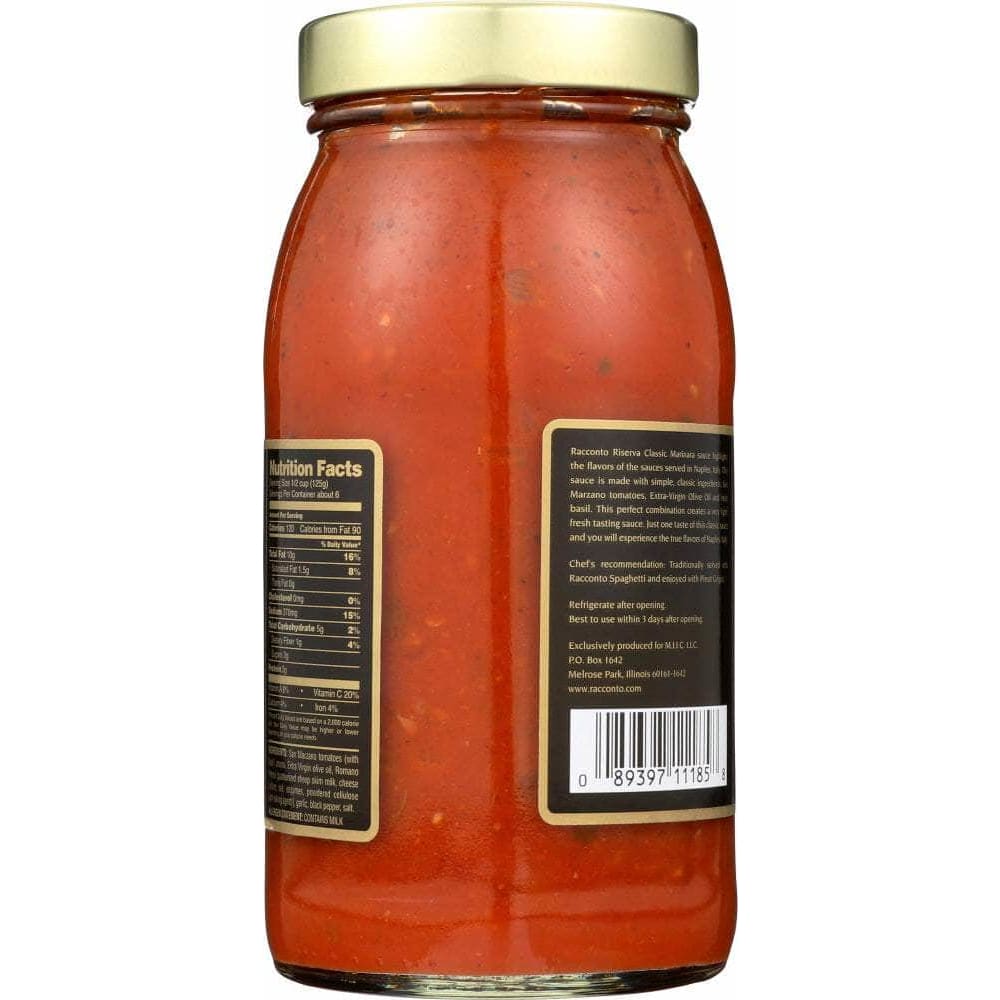 Racconto Racconto Riserva Classic Marinara Sauce, 24 oz