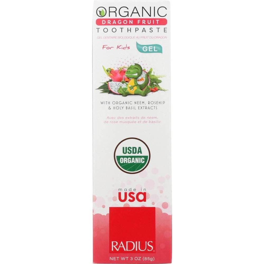 Radius Radius Children's Dragon Fruit Gel Toothpaste, 3 oz