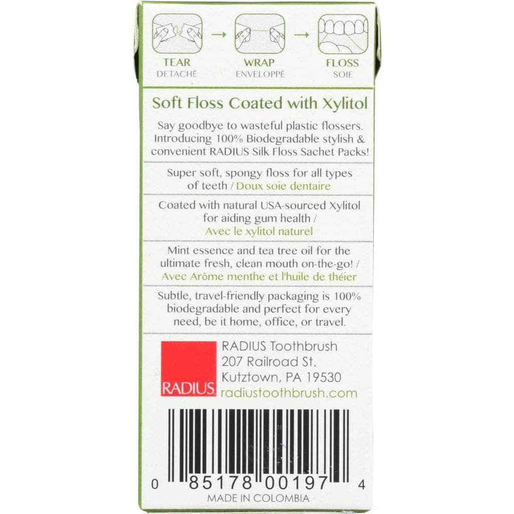 Radius Radius Floss Mint Vegan Xylitol, 0.5 oz