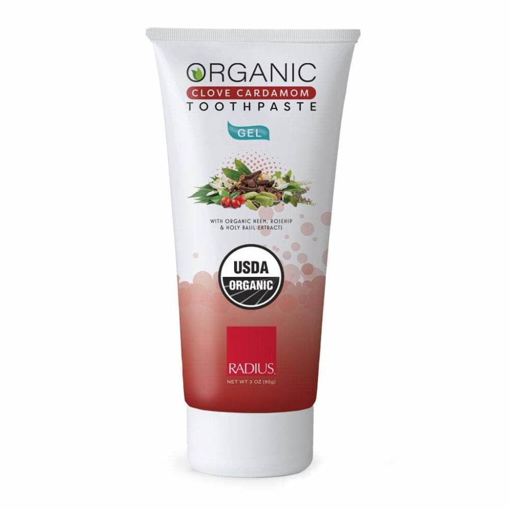 Radius Radius Organic Toothpaste Gel Clove Cardamom, 3 oz