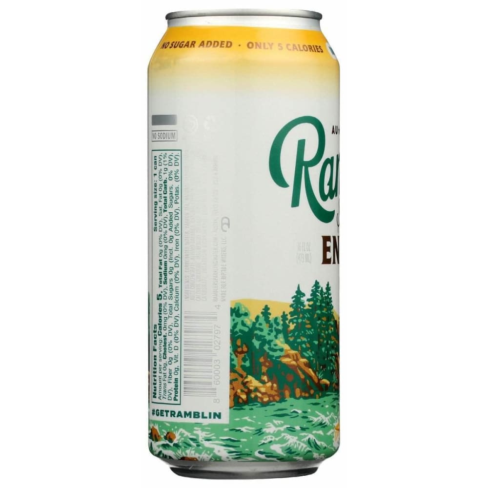 RAMBLER Rambler Drink Enrgy Sprkl Lemon, 16 Fo