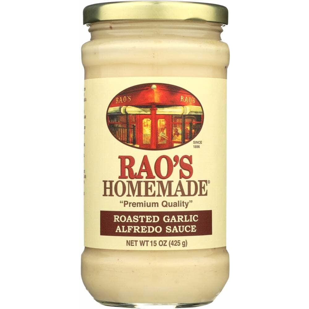 Raos Raos Roasted Garlic Alfredo Sauce, 15 oz