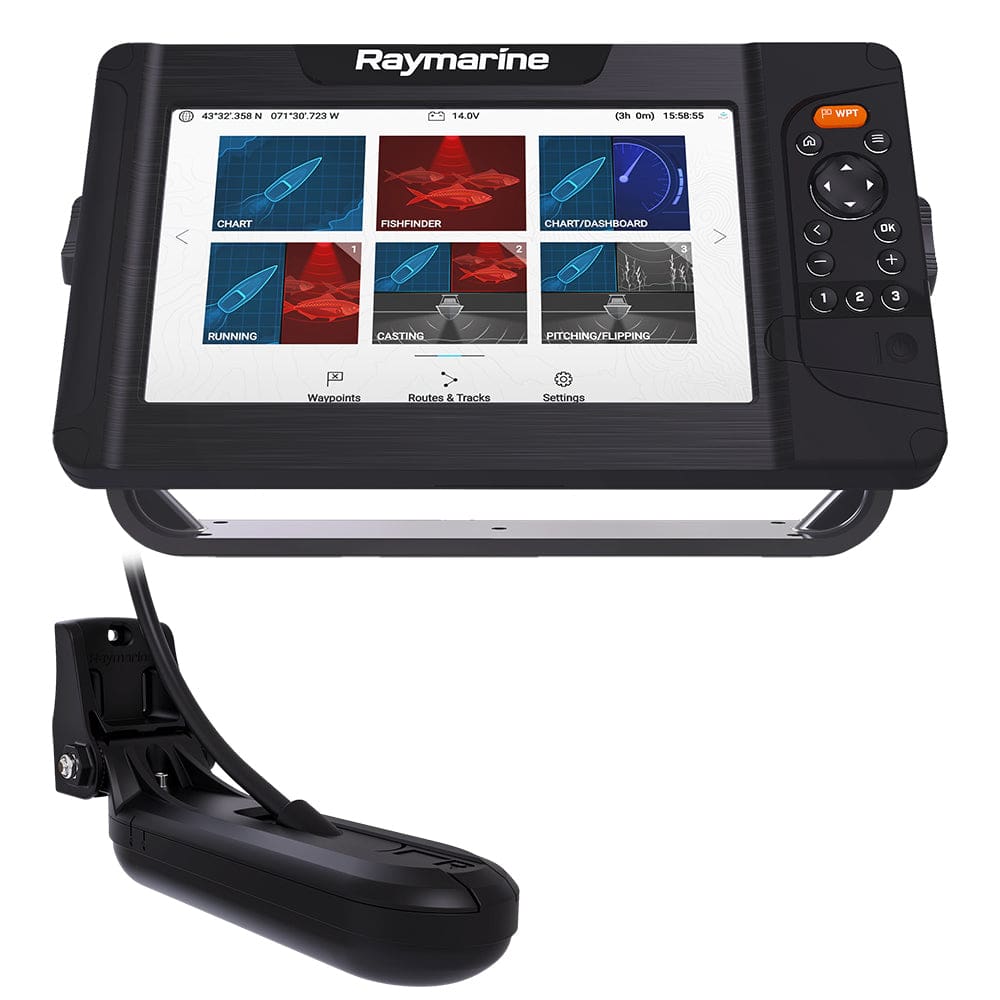 Raymarine Element™ 9 HV Combo w/ HV-100 Transducer & Nav+ US & Canada Chart - Marine Navigation & Instruments | GPS - Fishfinder Combos -