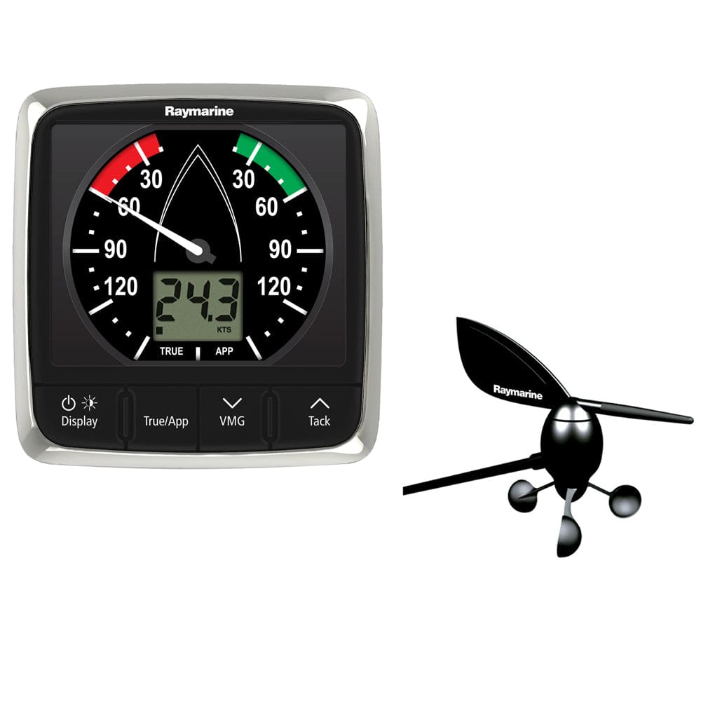 Raymarine i60 Wind Display System w/ Masthead Wind Vane Transducer - Marine Navigation & Instruments | Instruments - Raymarine