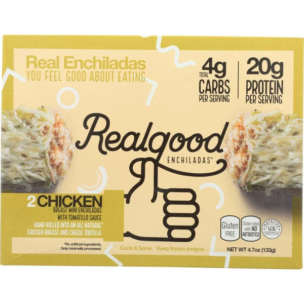 The Real Good Food Company® Grande Cheese Enchiladas Frozen Meal