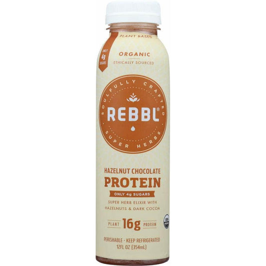 REBBL INC Rebbl Hazelnut Chocolate Protein Drink, 12 Oz