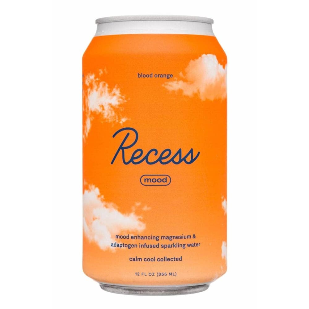 RECESS Grocery > Beverages > Water > Sparkling Water RECESS: Water Sprk Blood Orange, 12 fo