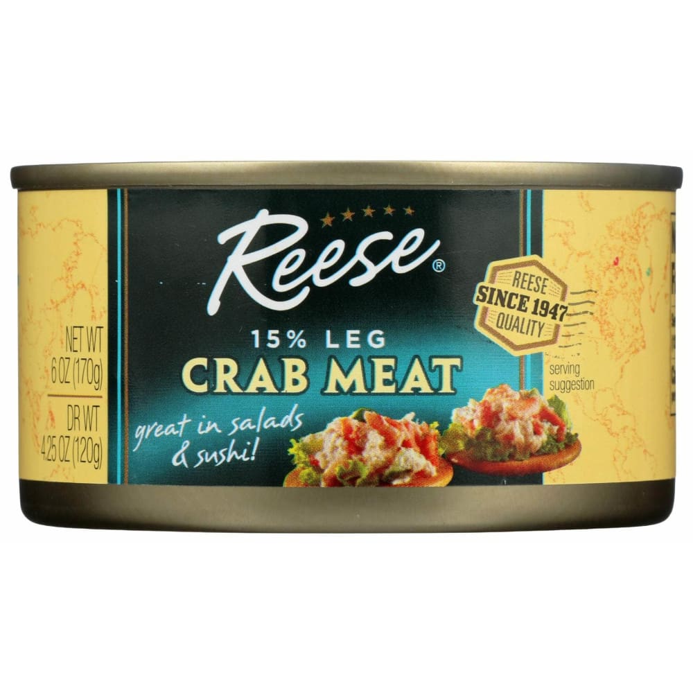 REESE REESE Crabmeat Fancy 15% Leg, 6 oz