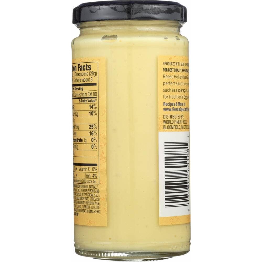 Reese Reese Hollandaise Sauce Buttery & Smooth, 7.5 oz