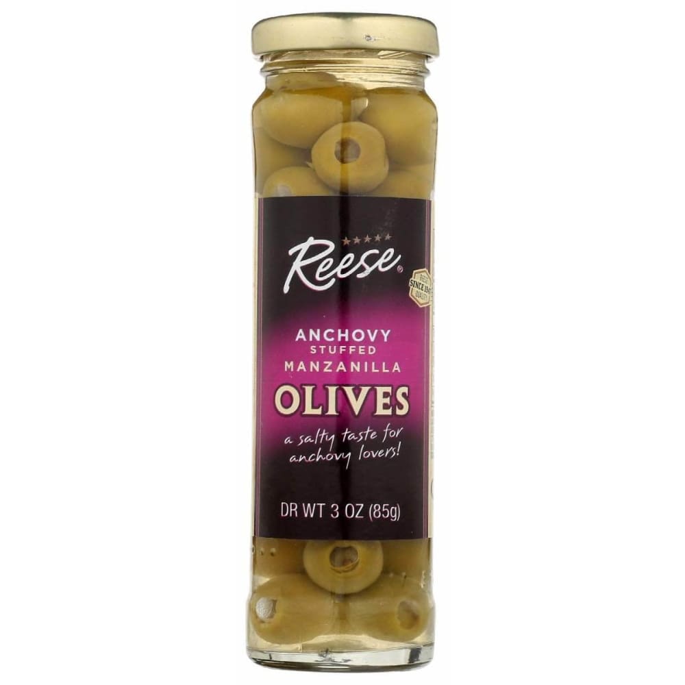 REESE Reese Olive Stfd Anchovy Plcd, 3 Oz