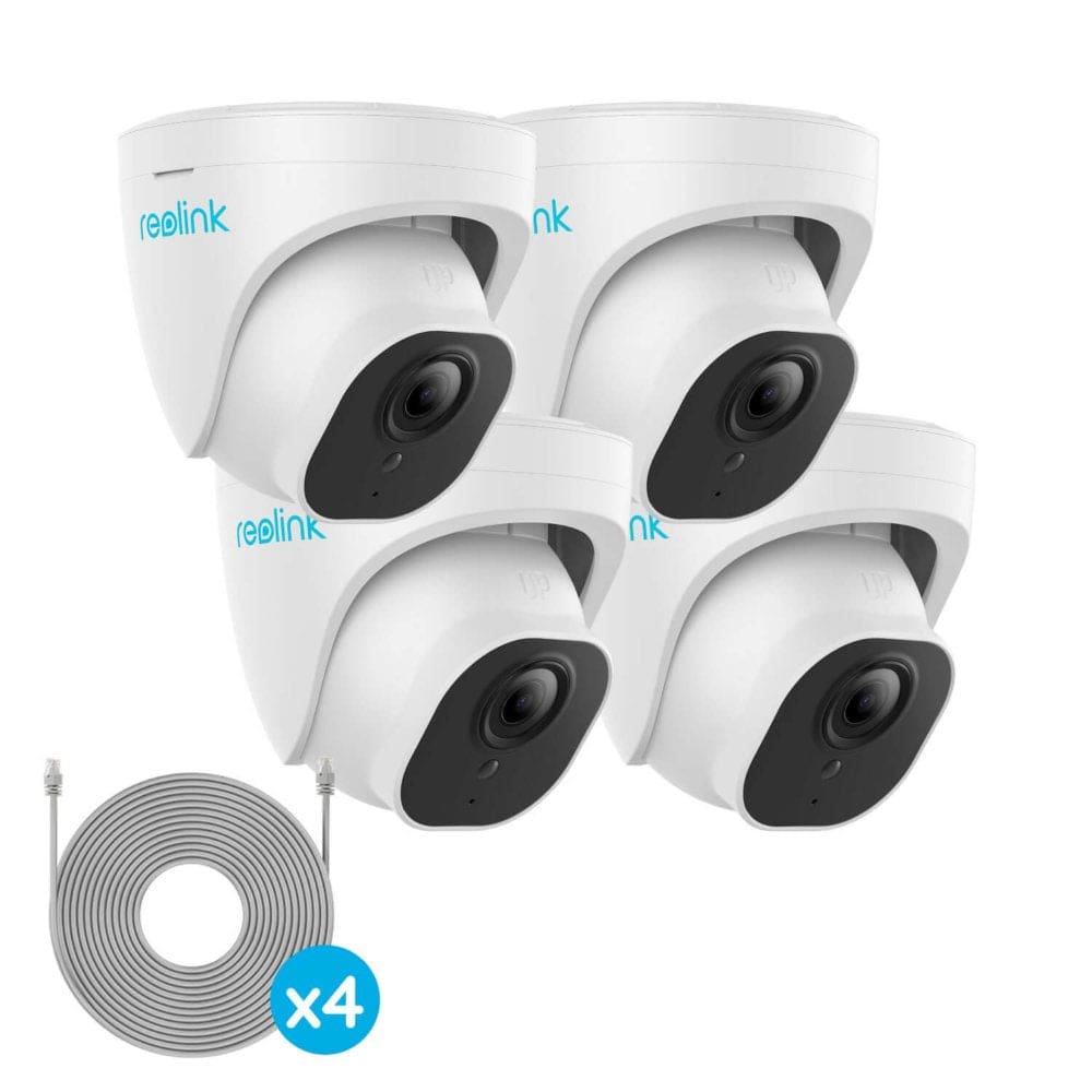 Reolink D5K 10MP PoE Security Add-on Dome Cameras - 4-Pack | ShelHealth