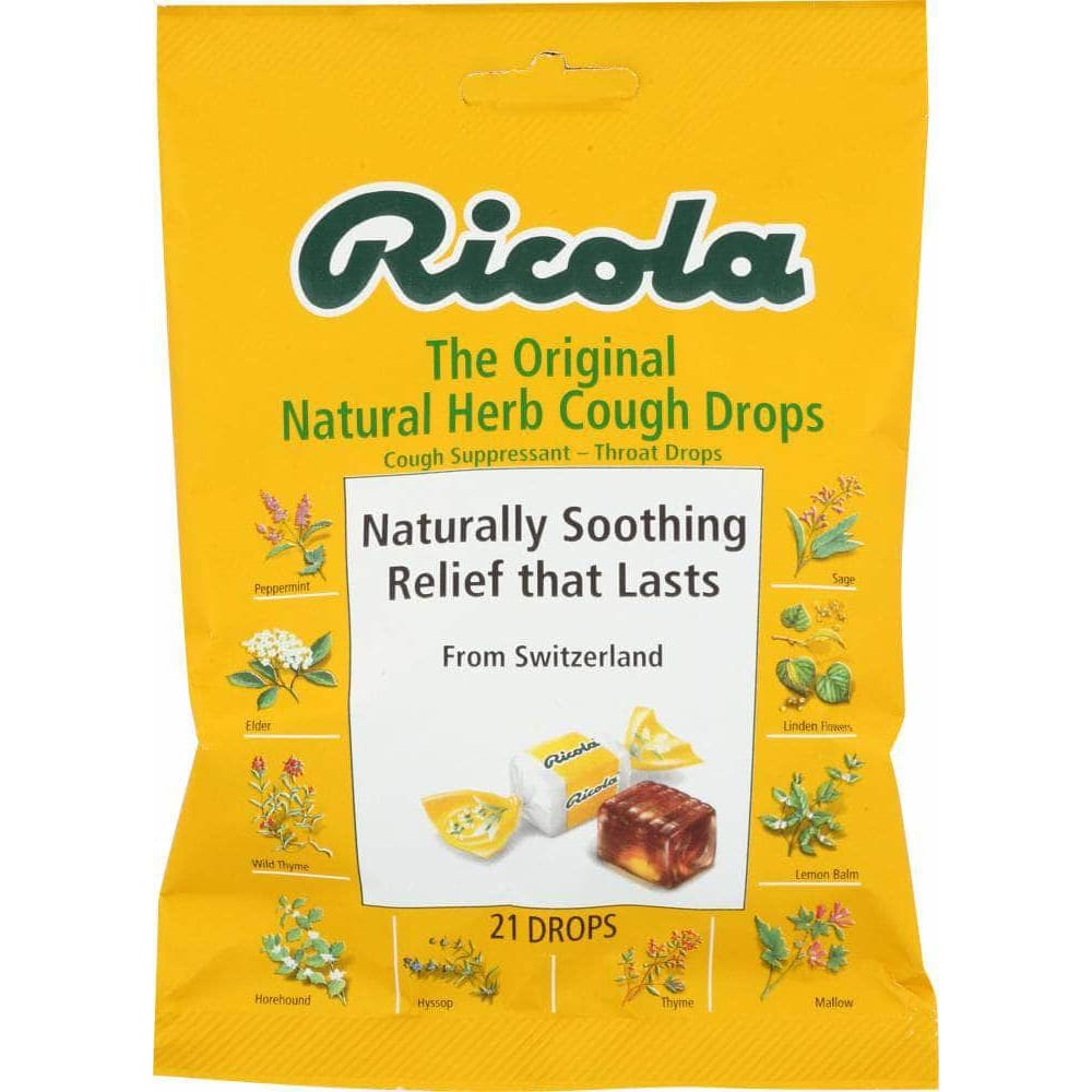 Ricola Ricola Natural Herb Throat Drop Original Natural Herb, 21 pc