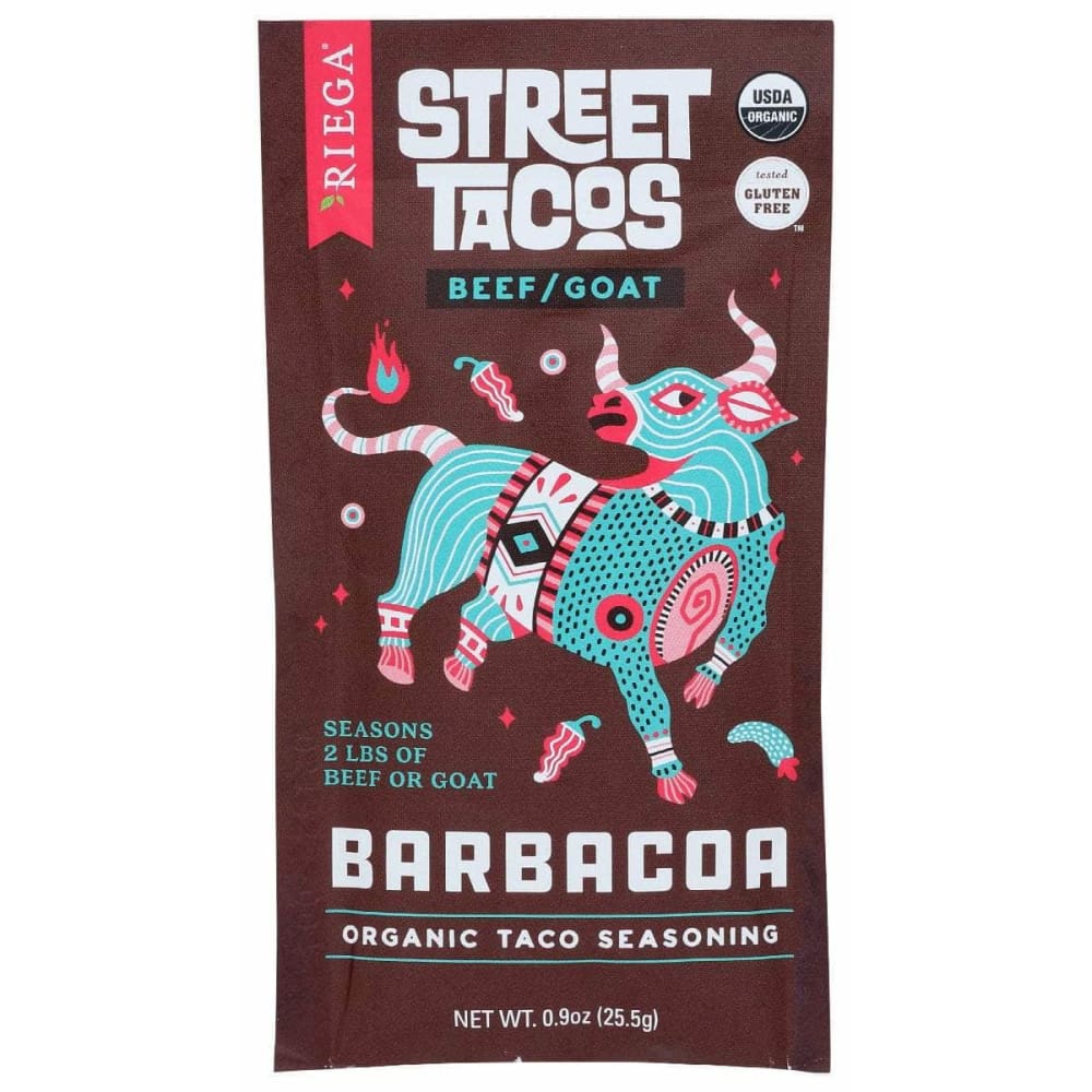 RIEGA Grocery > Cooking & Baking > Seasonings RIEGA: Organic Barbacoa Taco Seasoning, 0.9 oz