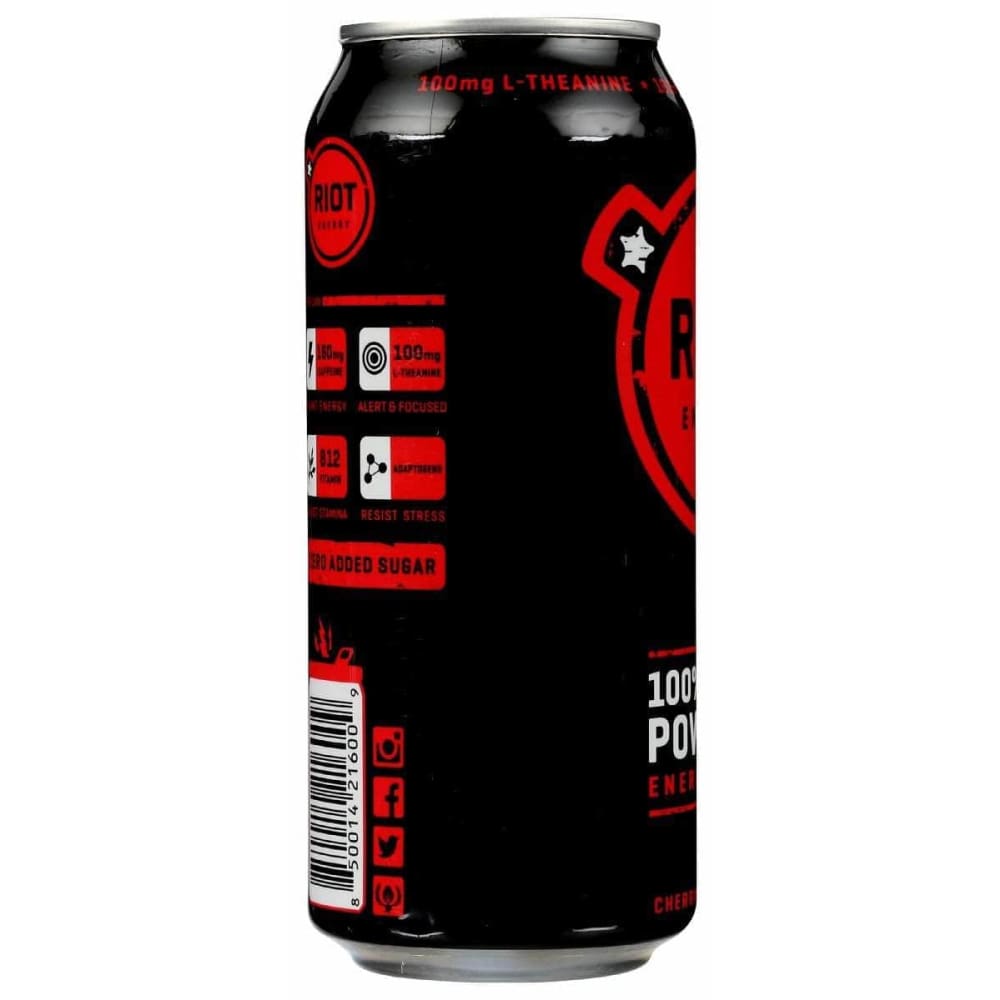 RIOT ENERGY Riot Energy Drink Chry Watrmln Enrgy, 16 Fo