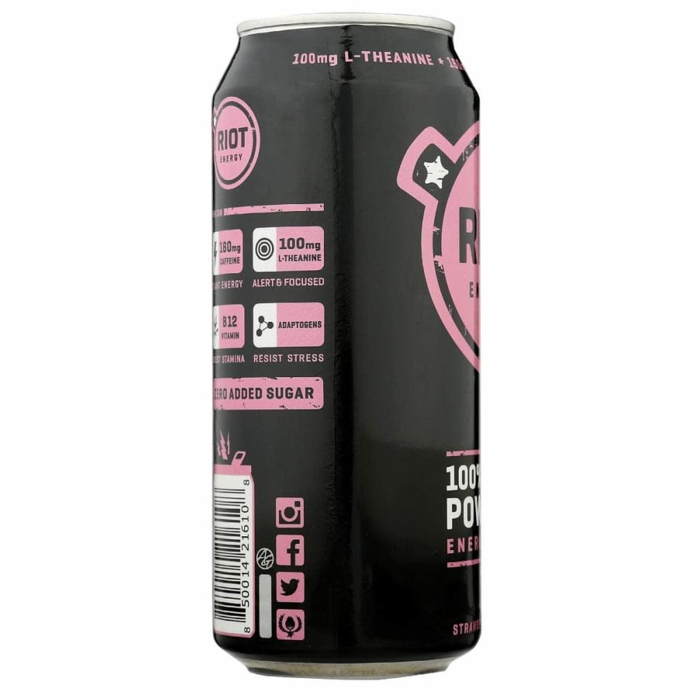 RIOT ENERGY Grocery > Beverages > Energy Drinks RIOT ENERGY: Drink Strwby Lmnade Enrgy, 16 FO