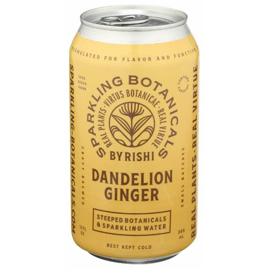 RISHI TEA Rishi Tea Beverage Sparkling Dandelion Ginger, 12 Fo