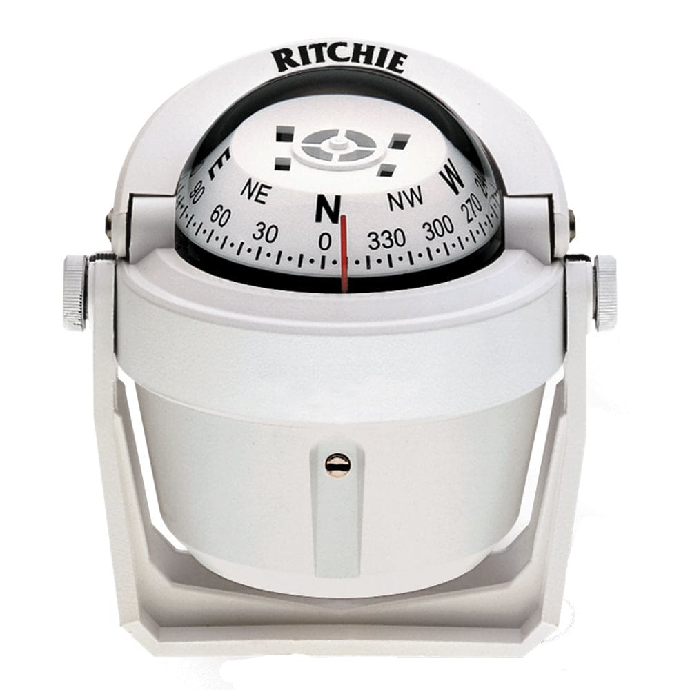 Ritchie B-51W Explorer Compass - Bracket Mount - White - Marine Navigation & Instruments | Compasses - Ritchie