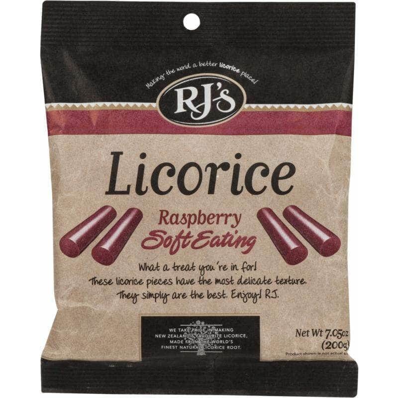 Rjs Licorice Rjs Licorice Natural Raspberry Soft Eating Licorice, 7.05 oz