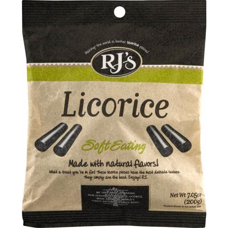 Rjs Licorice Rjs Licorice Soft Eating Black Licorice, 7.05 oz