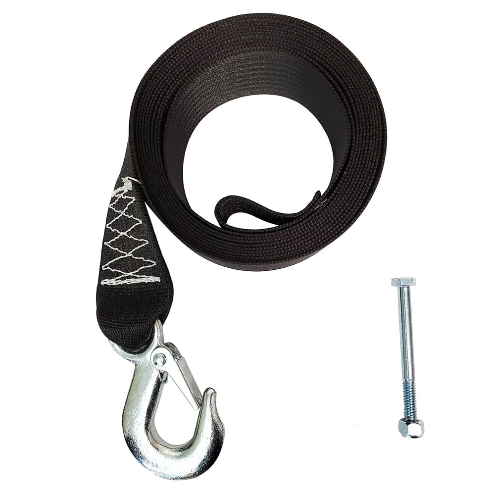 Rod Saver PWC Winch Strap Replacement - 12’ (Pack of 2) - Trailering | Winch Straps & Cables - Rod Saver