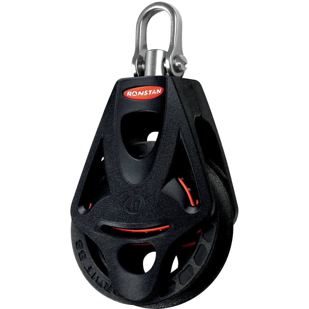 Ronstan Series 40 Ball Bearing Orbit Block™ - Single - Becket - Swivel Head - Sailing | Blocks - Ronstan