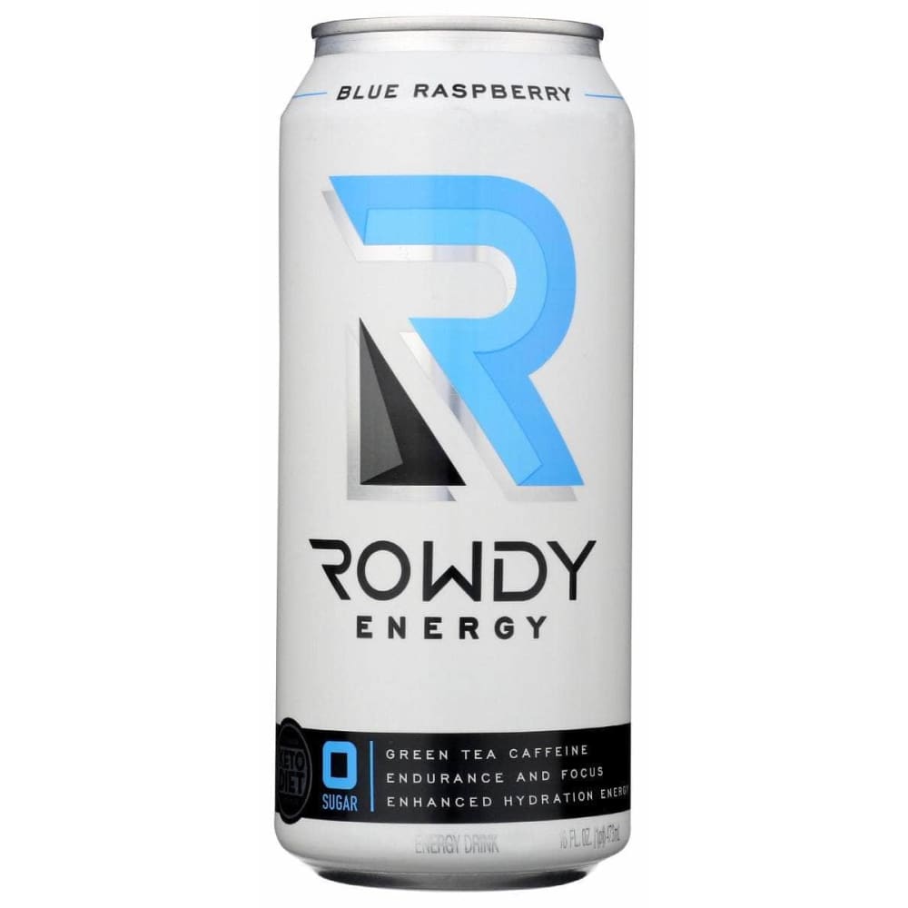 ROWDY ENERGY ROWDY ENERGY Drink Blue Raspberry, 16 fo