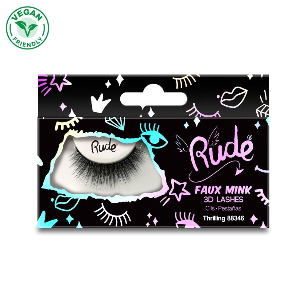 RUDE Faux Mink 3D Lashes